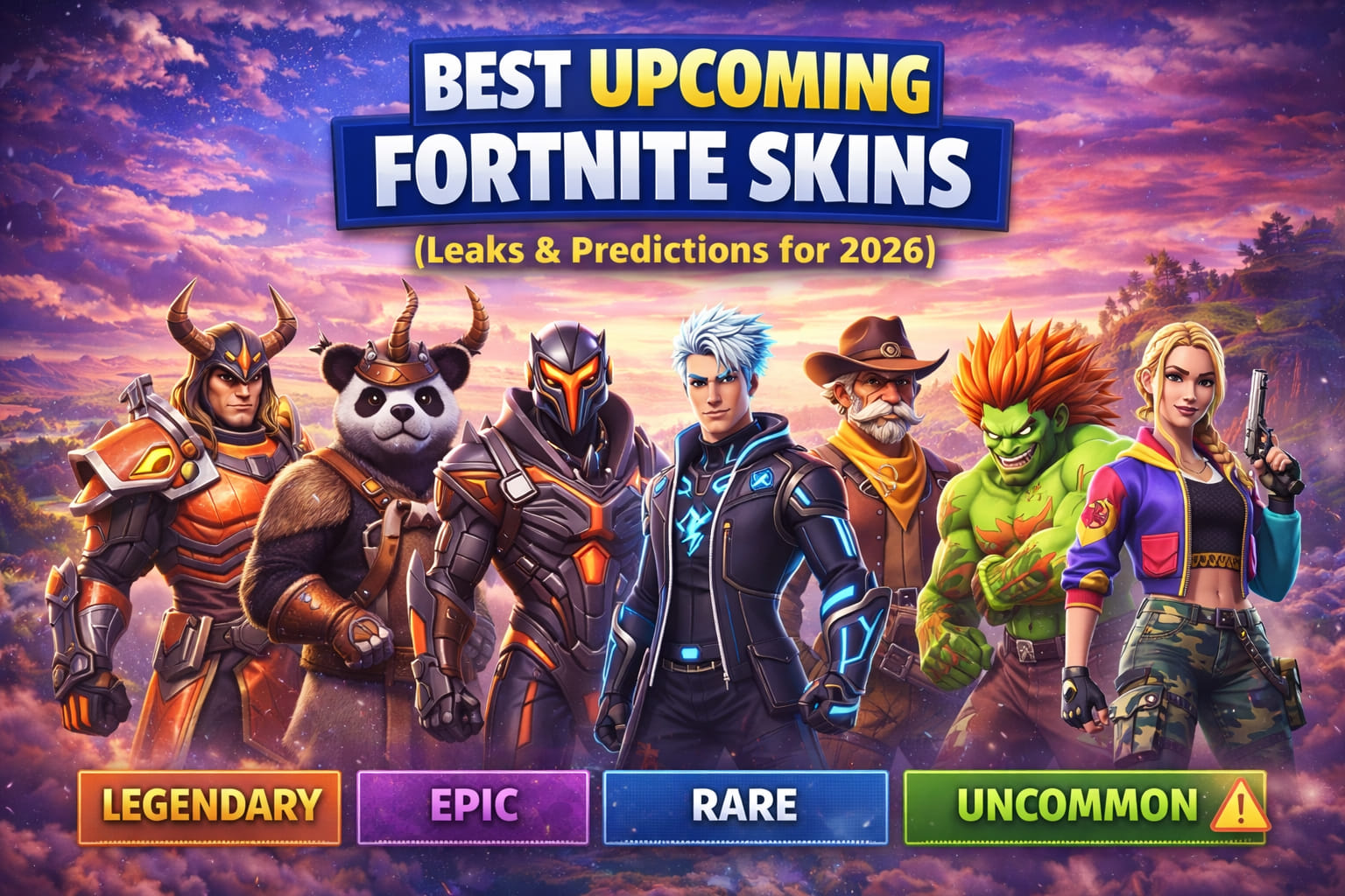 Best upcoming Fortnite skins and most popular outfits