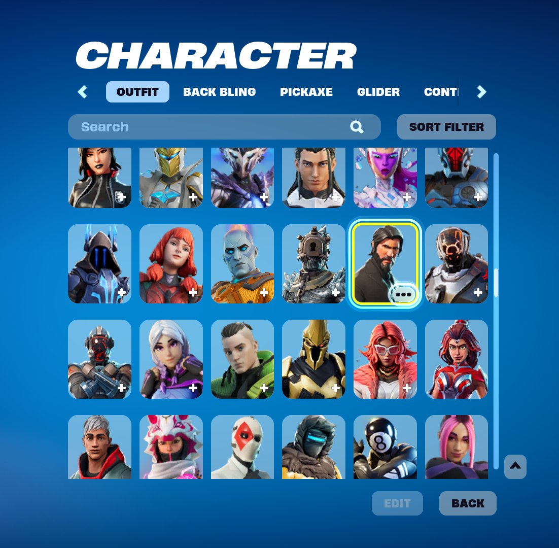 سكنات فورت نايت نادرة OG داخل حسابات Full Access