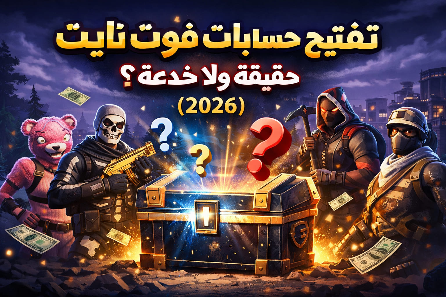 تفتيح حسابات فورت نايت حقيقة ولا خدعة في 2026