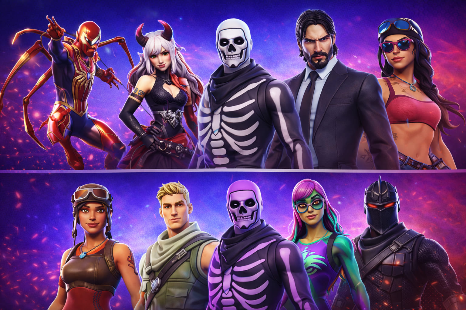 سكنات Fortnite الأكثر بحثًا والنادرة