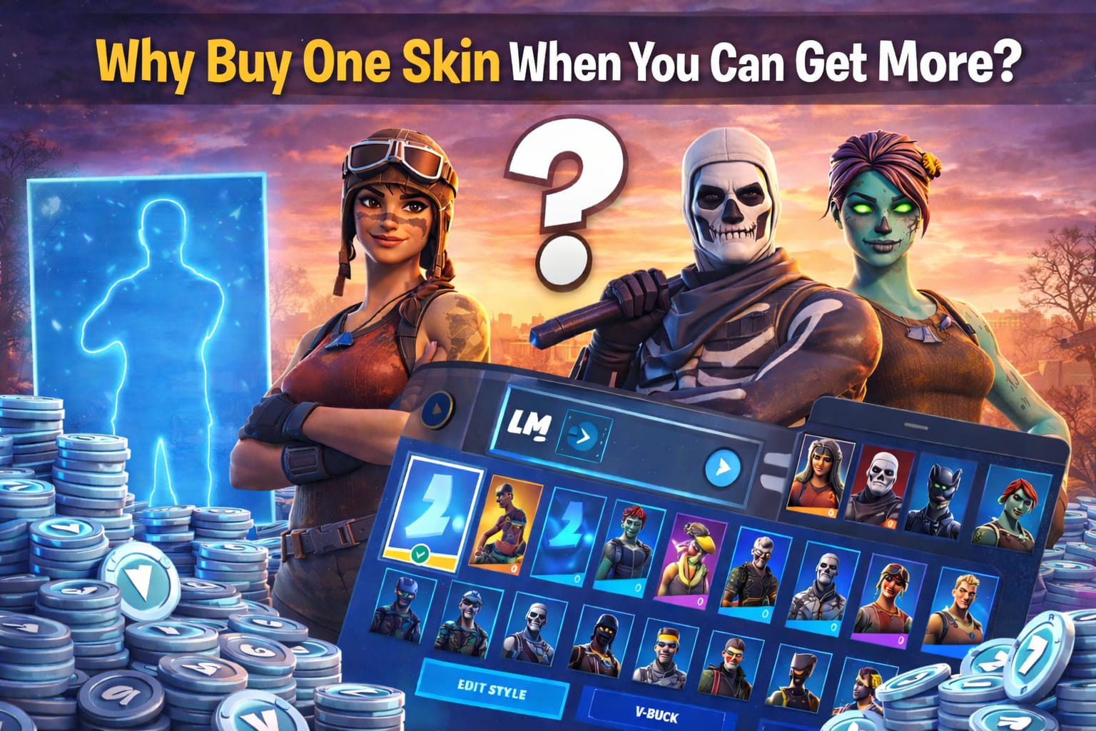 هل شراء حساب فورت نايت بسكنات متعددة خيار أفضل من شراء سكن واحد؟