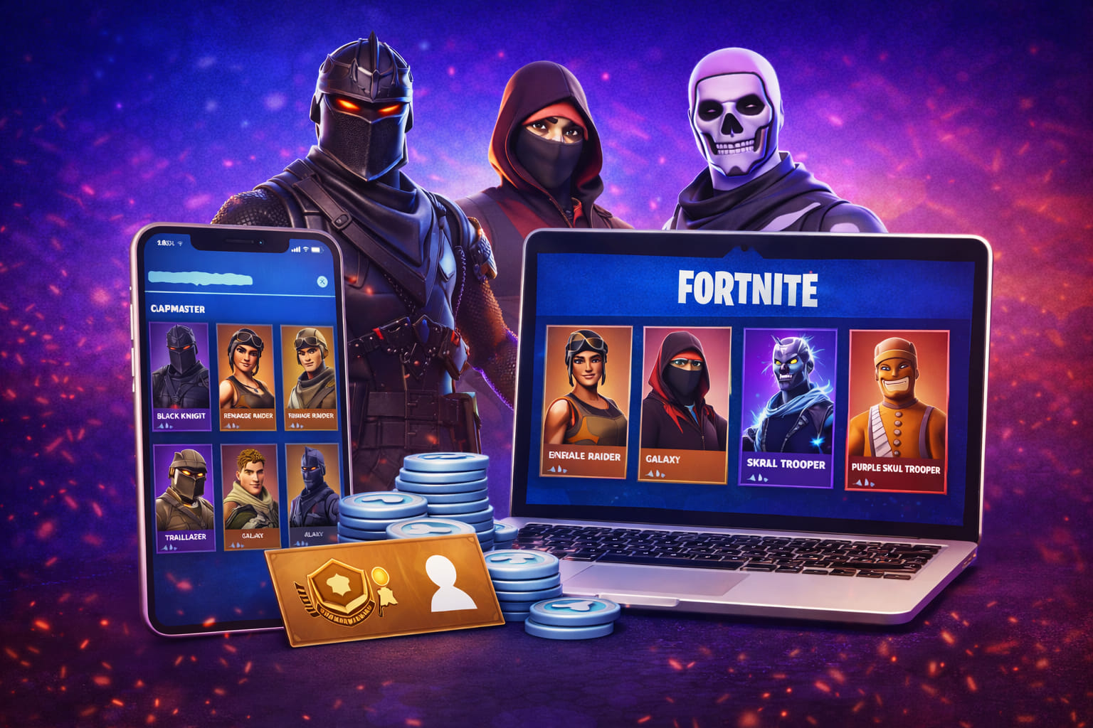 متجر موثوق لبيع حسابات Fortnite مع تسليم فوري