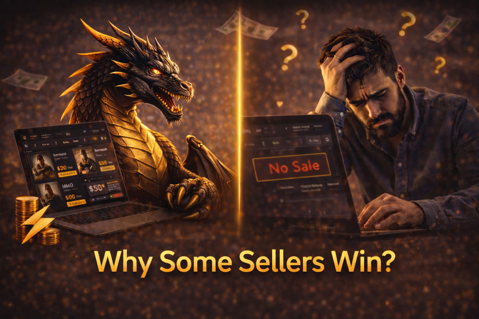 Why some game sellers succeed while others fail in digital selling